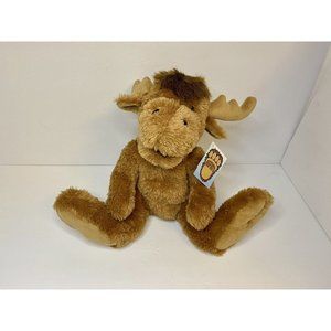 14” Bigfoot Moose Plush Toy Stuffed Animal House Ltd. W/ Tag Antlers HTF‎
